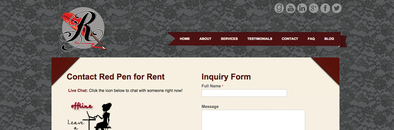 Red Pen for Rent